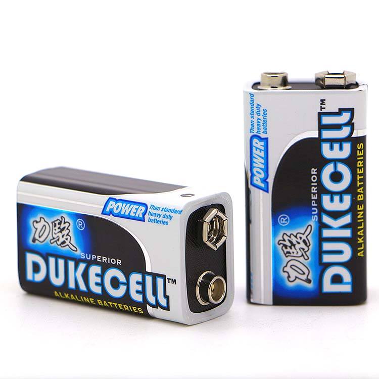 DUKECELL Dry Battery 9V 6LR61 800mAh Alkaline Battery - image 1